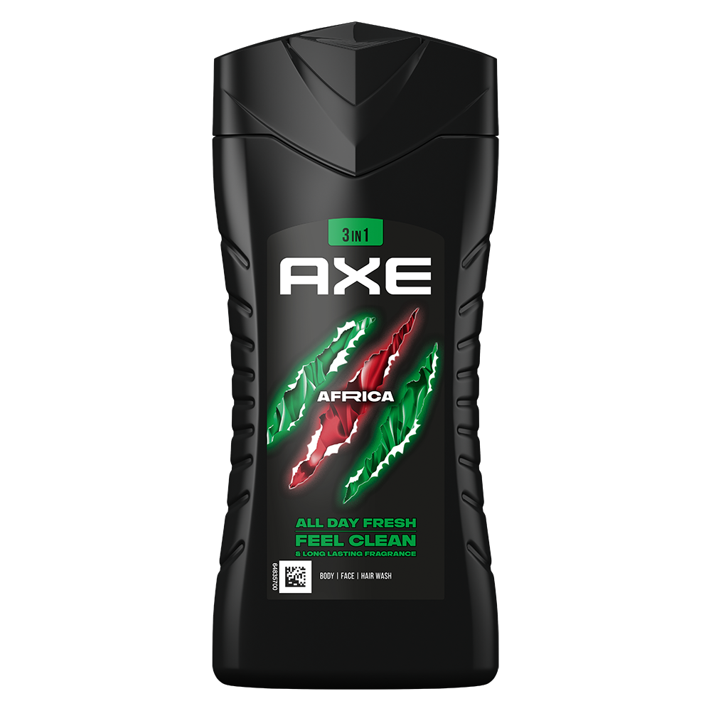 Bild: AXE Duschgel Africa