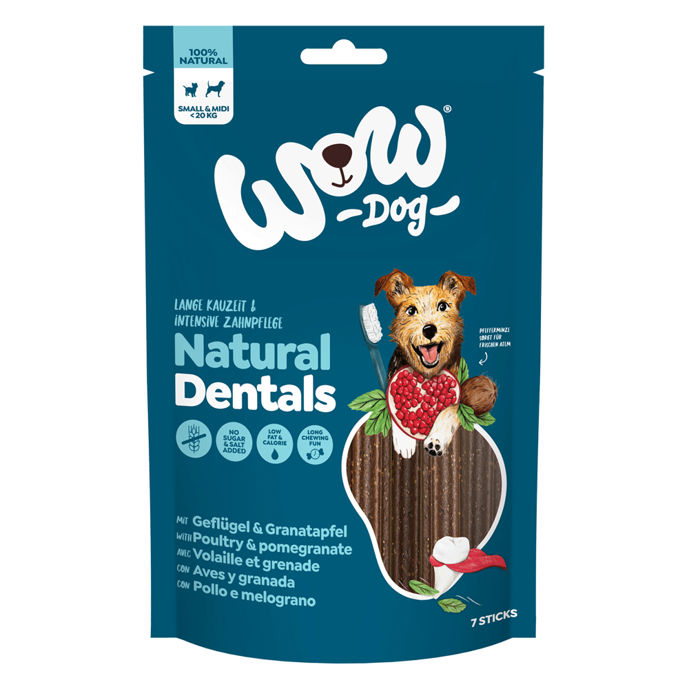 Bild: WOW Natural Dentals mit Geflügel und Granatapfel 