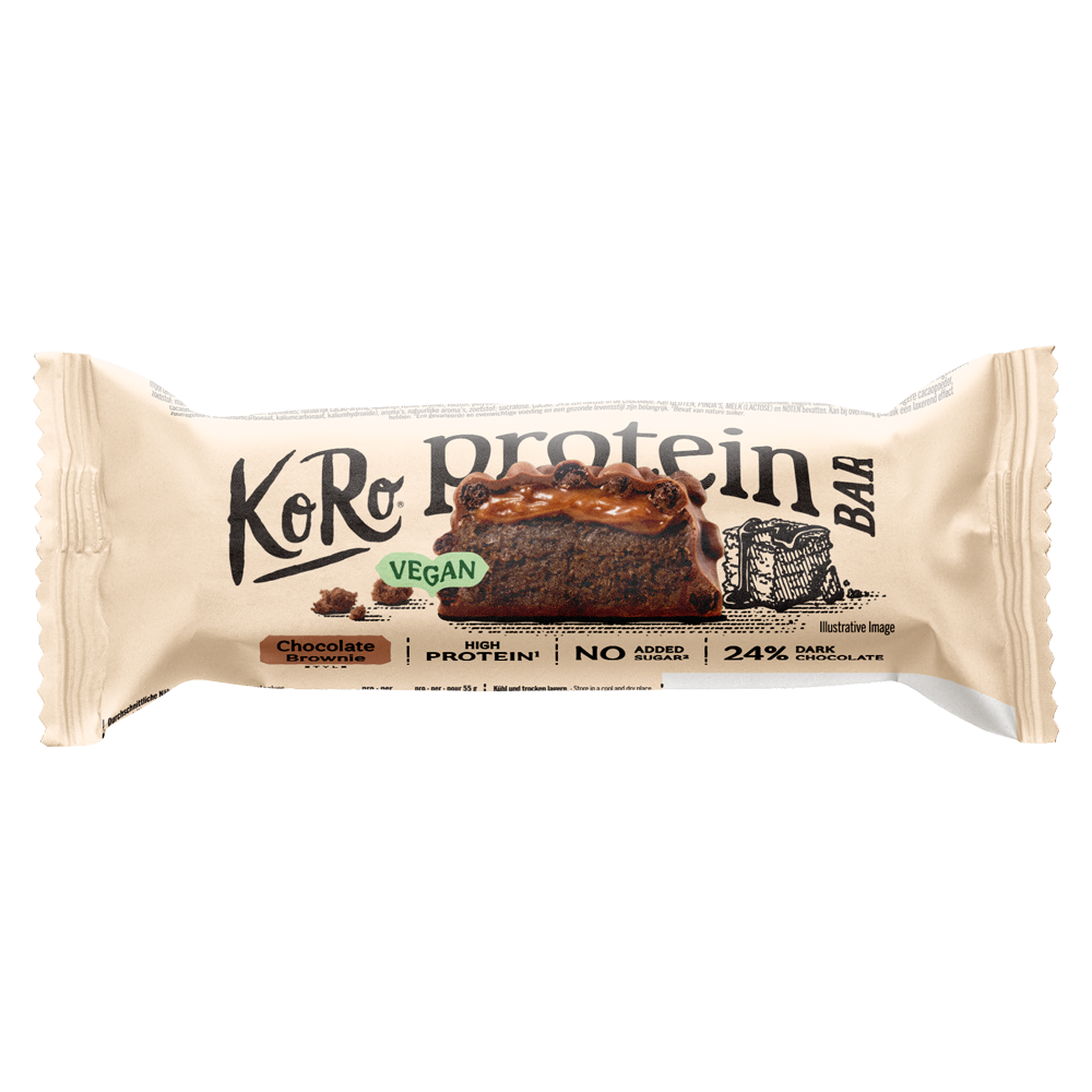 Bild: KoRo Veganer Protein Riegel Brownie