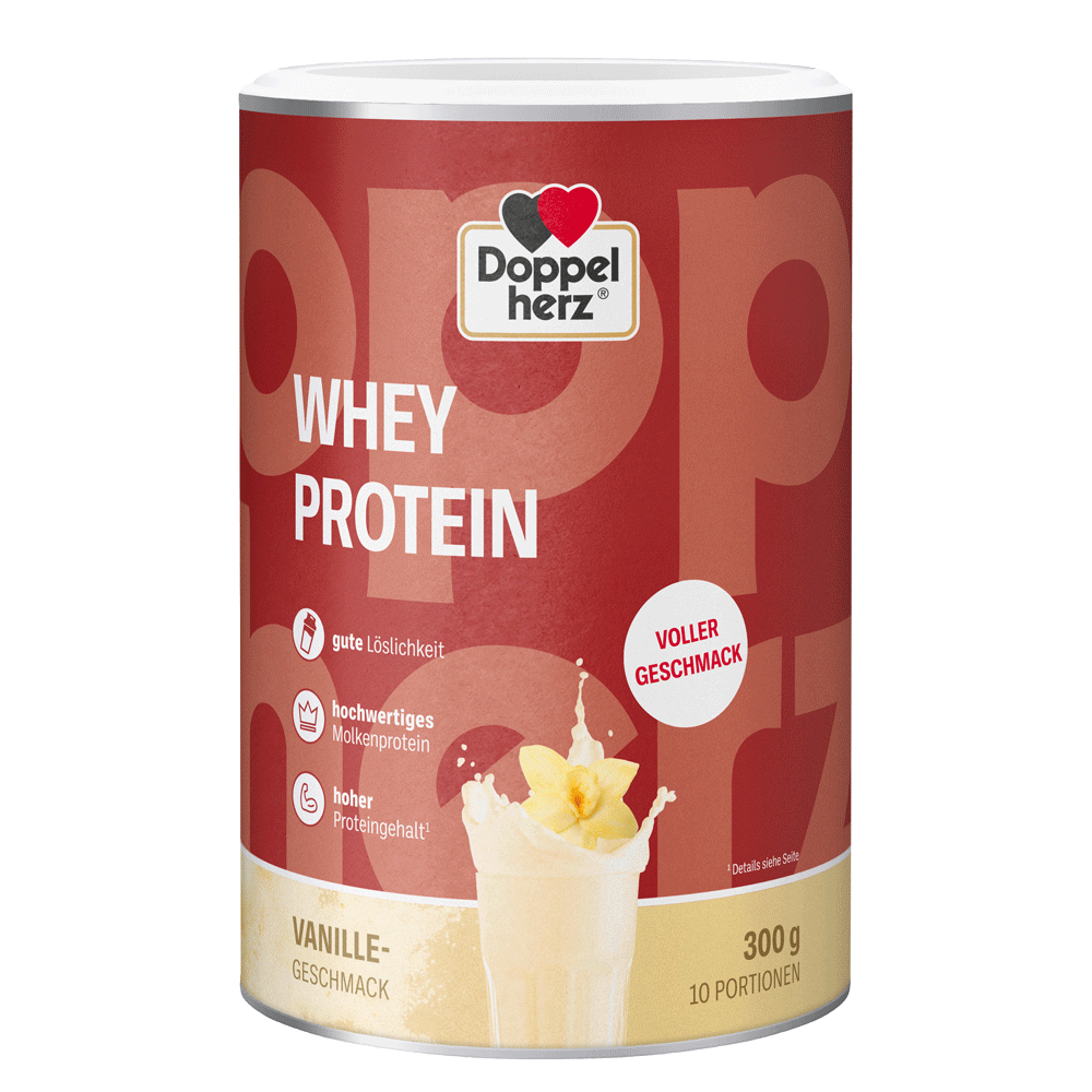 Bild: DOPPELHERZ Whey Protein Vanille