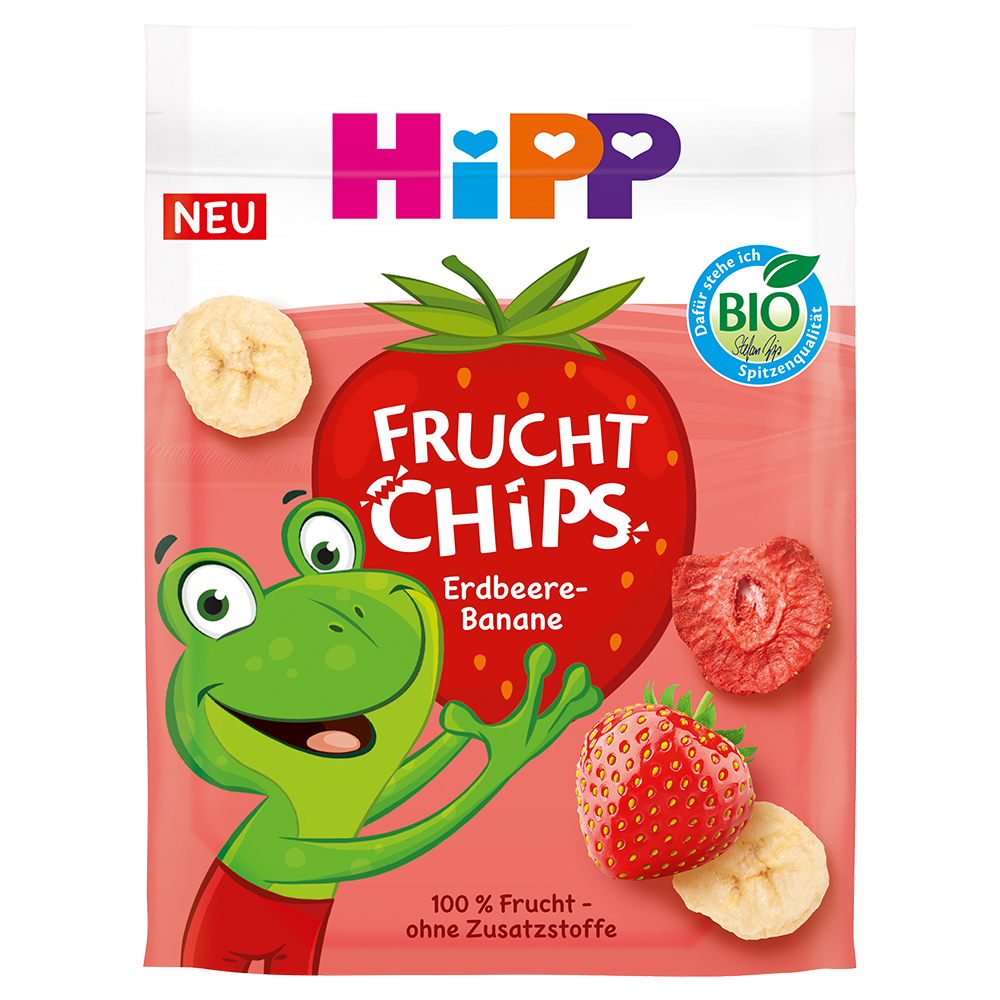 Bild: HiPP Frucht Chips Erdbeer-Banane 