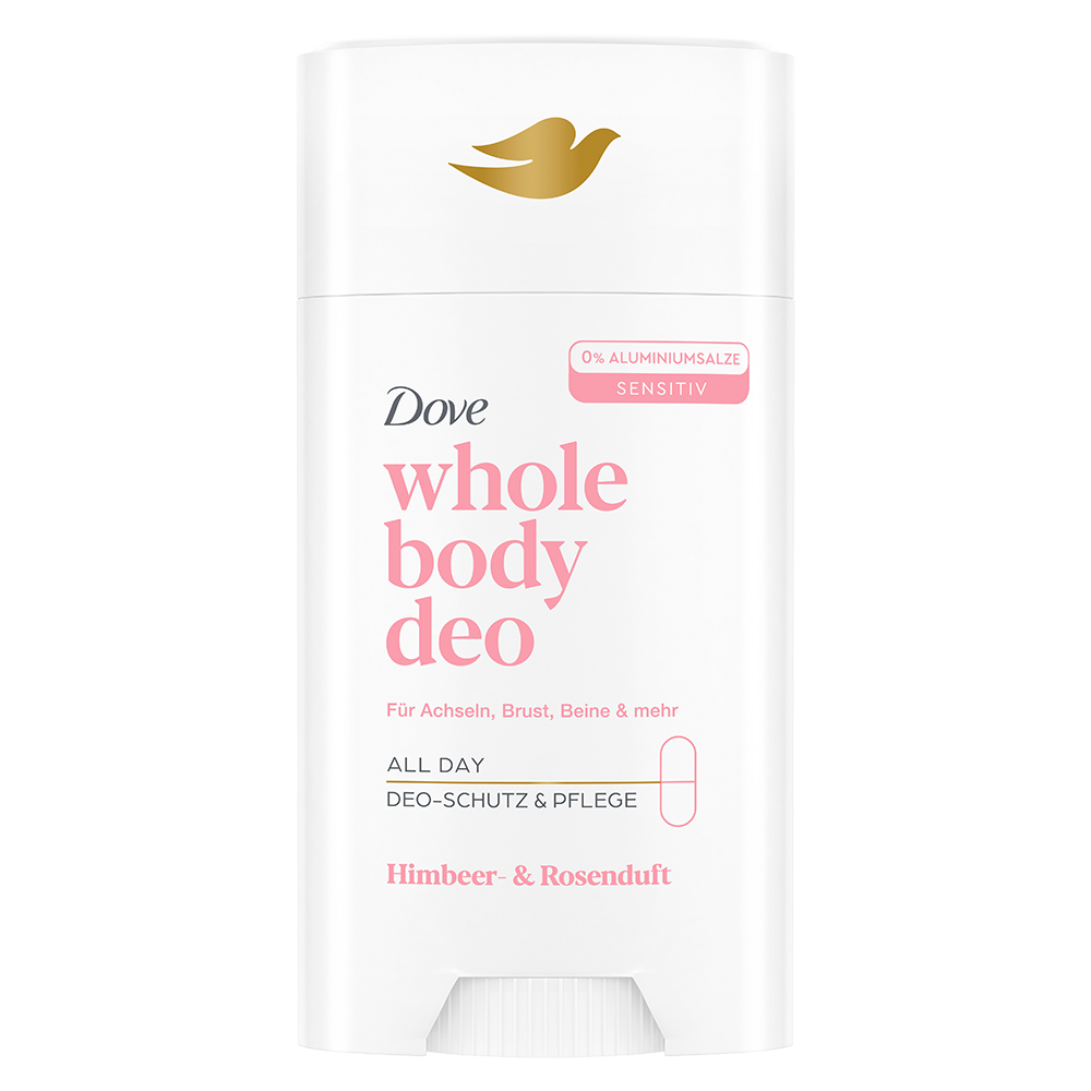Bild: Dove Whole Body Deo Stick Himbeer und Rosenduft