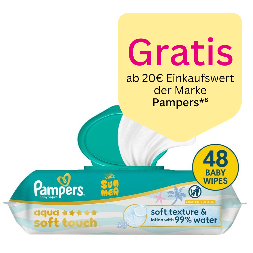Bild: Pampers Aqua Soft Touch Baby-Feuchttücher 