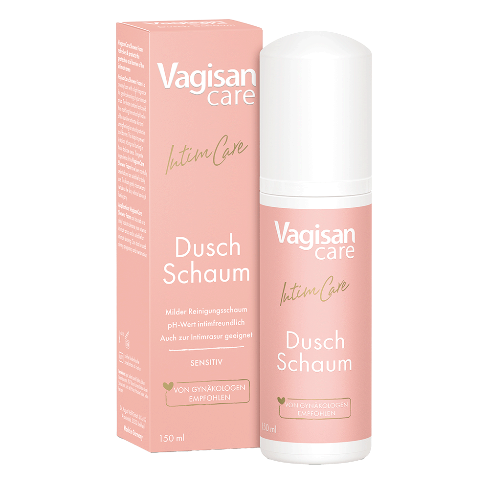 Bild: Vagisan care Intim Care Dusch Schaum Sensitiv