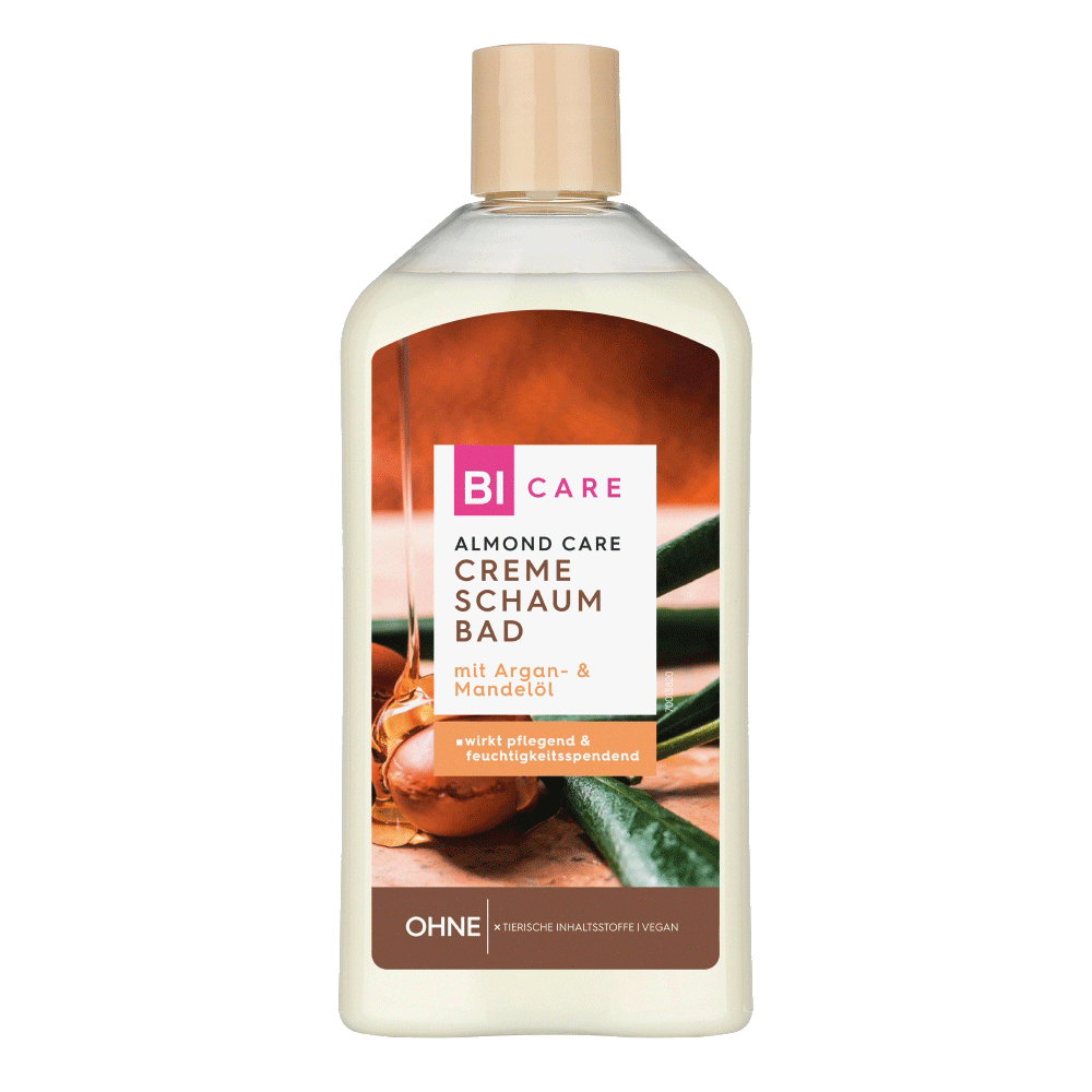 Bild: BI CARE Creme Schaumbad Almond Care 