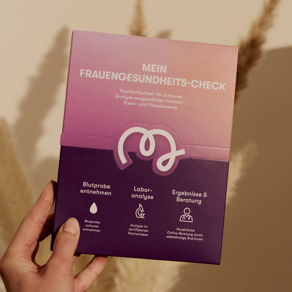 Bild: Mavie Frauengesundheits-Check Bluttest