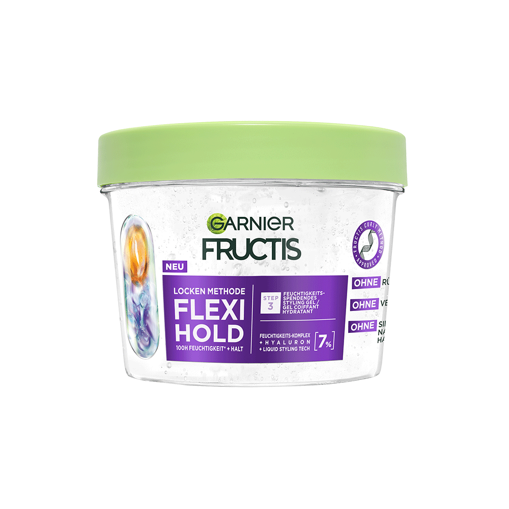 Bild: GARNIER FRUCTIS Methode Flexi Hold Styling Gel