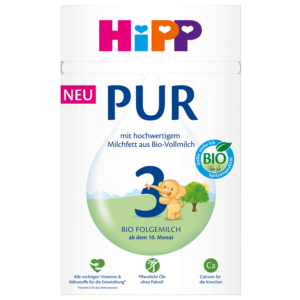 Bild: HiPP Pur 3 Bio Folgemilch 