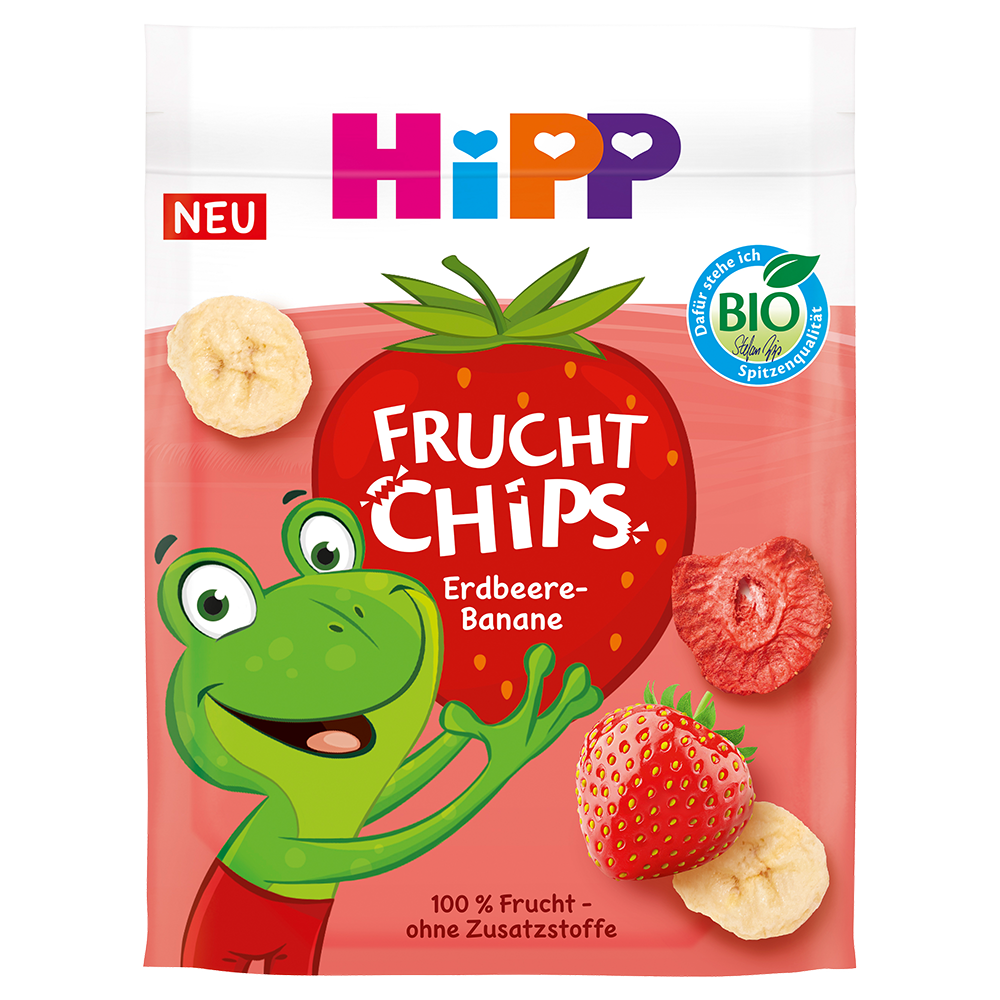 Bild: HiPP Frucht Chips Erdbeer-Banane 