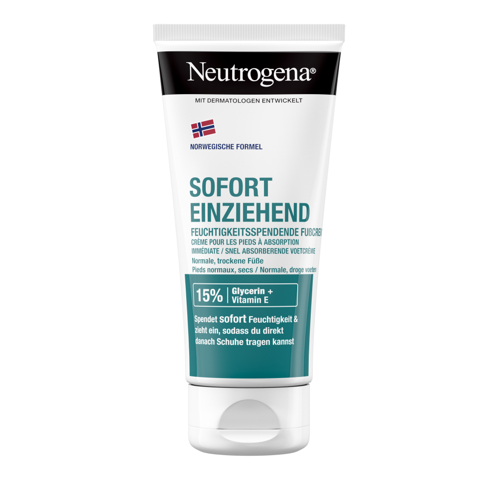 Bild: Neutrogena Sofort Einziehend Feuchtigkeitsspendende Fußcreme 