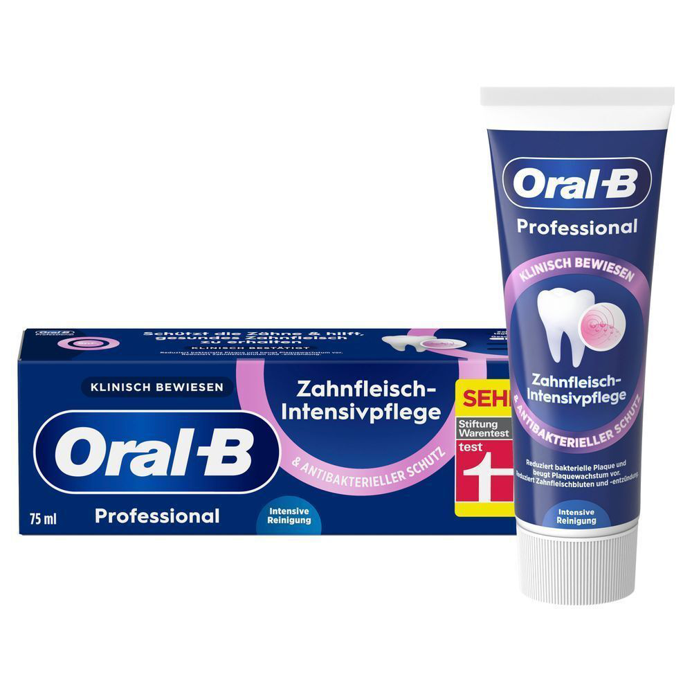 Bild: Oral-B Professional Zahnfleisch-Intensivpflege & Antibakterieller Schutz Zahncreme