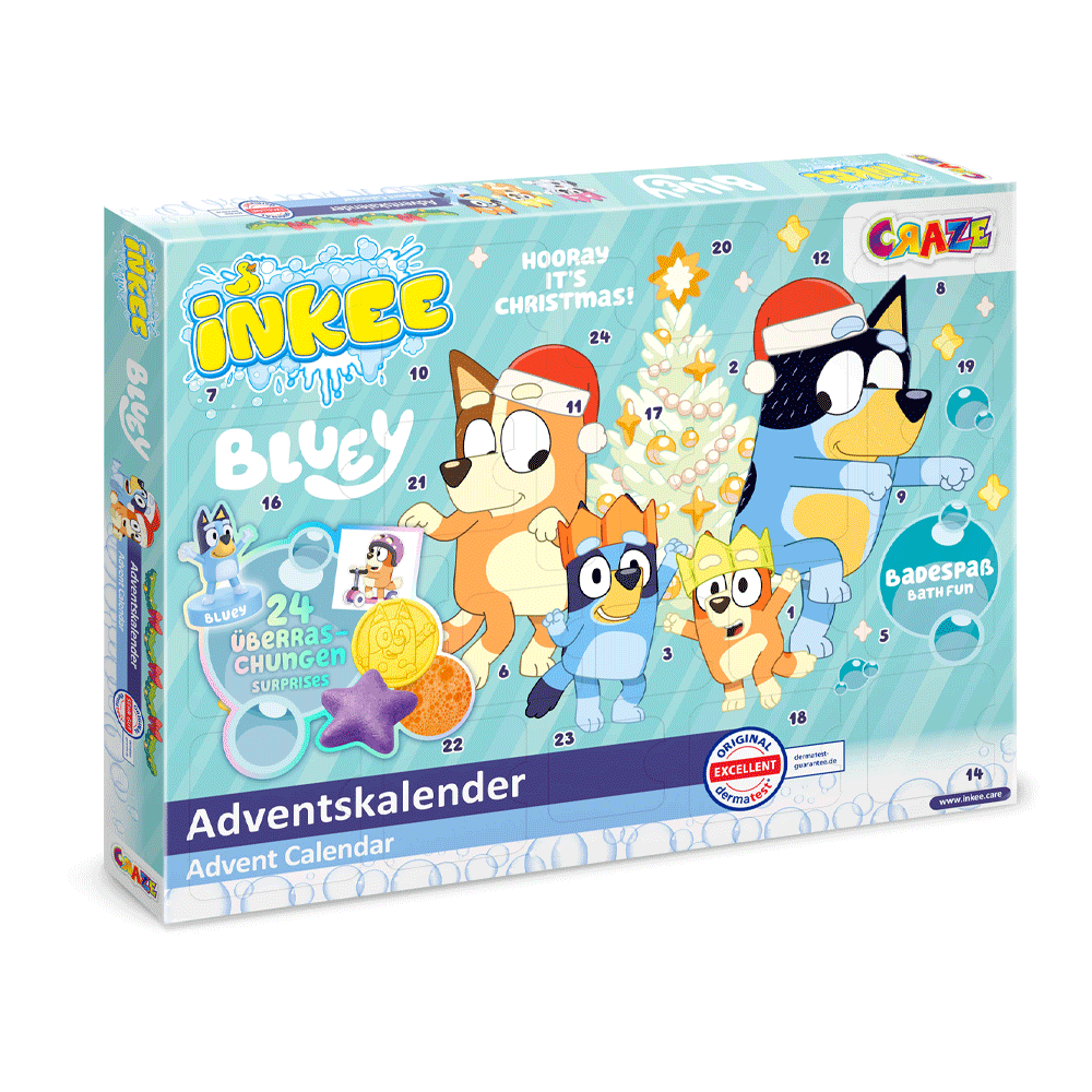 Bild: Craze Inkee Adventkalender Bluey 