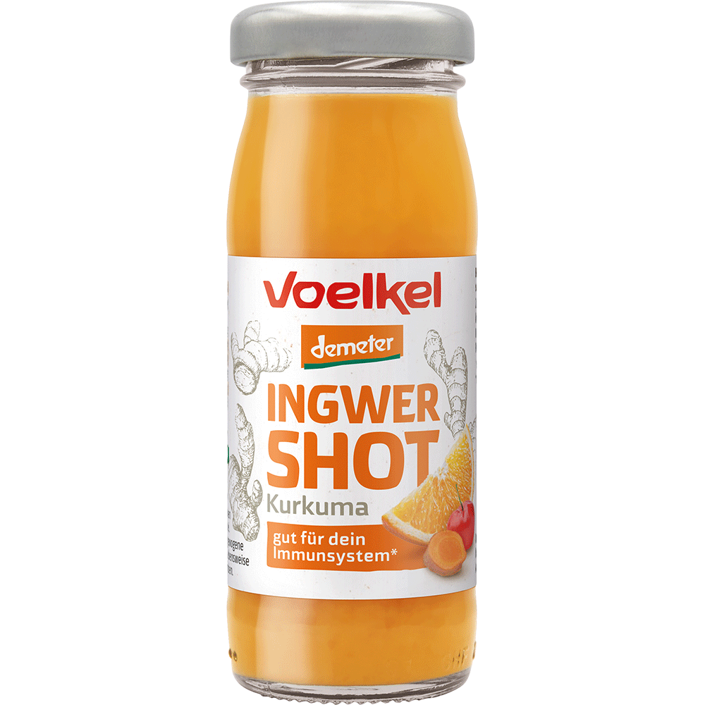 Bild: Völkel Ingwer Shot mit Kurkuma
