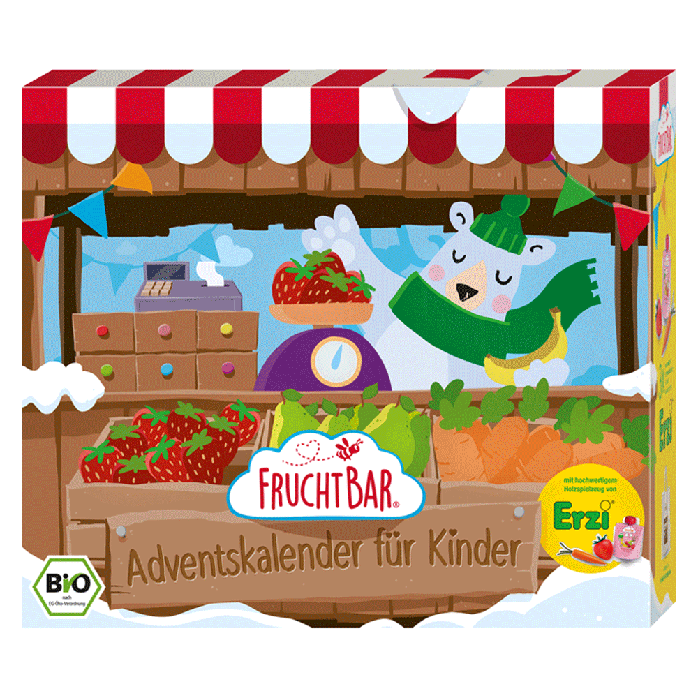 Bild: FruchtBar Adventskalender für Kinder Früchte