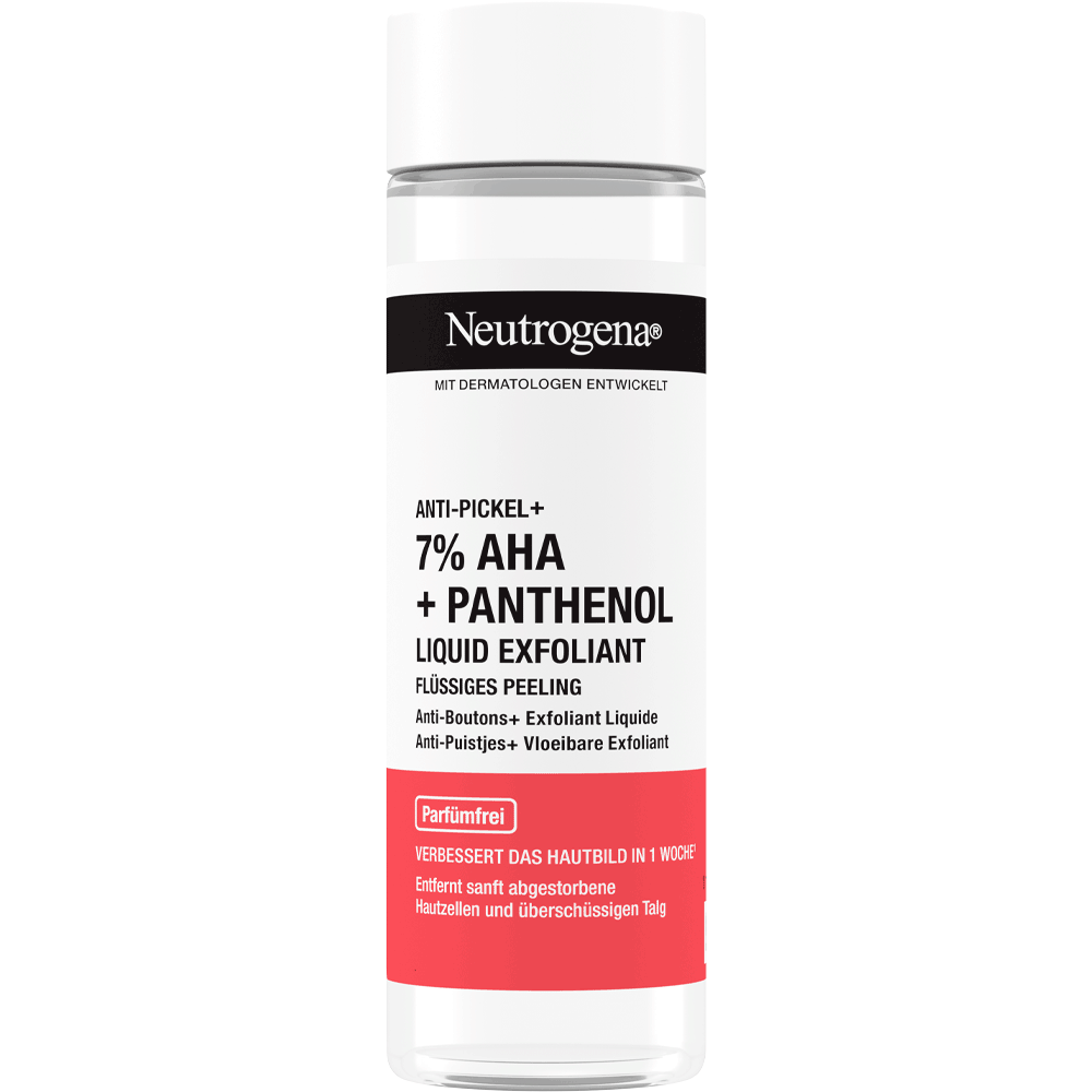 Bild: Neutrogena Flüssiges Peeling Anti-Pickel + 7% AHA + Panthenol