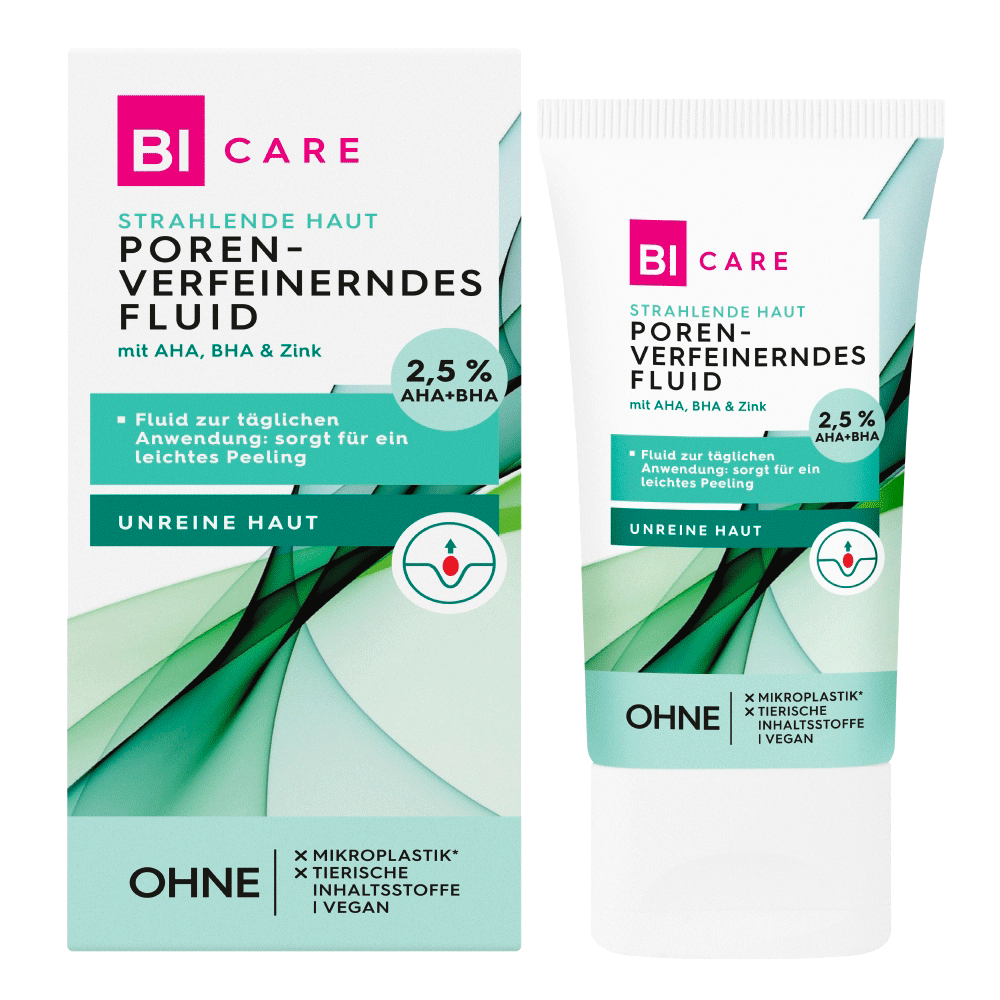 Bild: BI CARE Porenverfeinerndes Fluid mit AHA, BHA und Zink