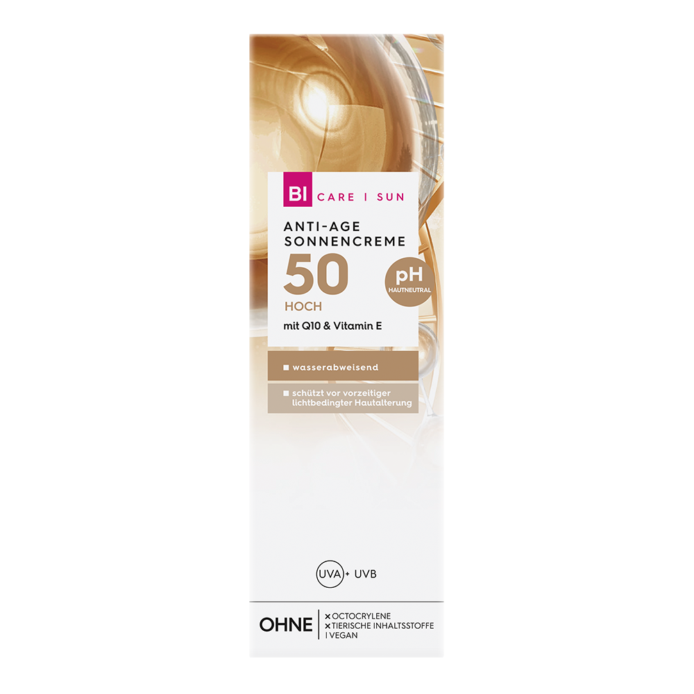 Bild: BI CARE SUN Anti-Age Sonnencreme LSF 50 