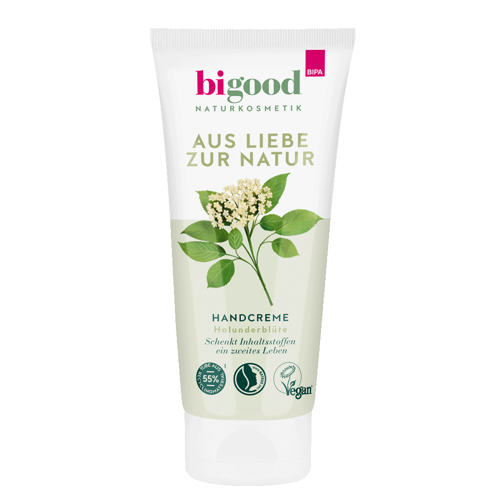 Bild: bi good Handcreme Holunderblüte 
