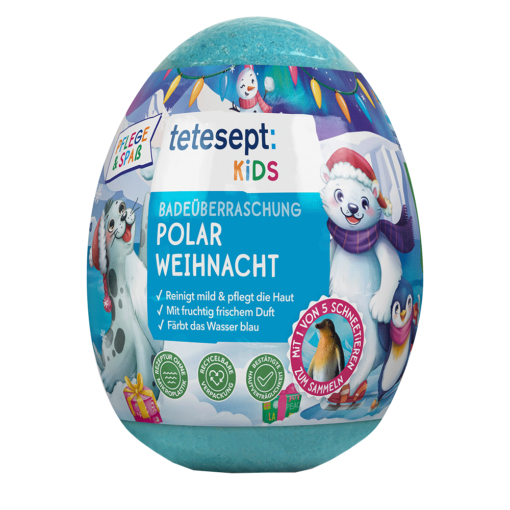 Bild: tetesept: Kids Badeüberraschung Polarweihnacht