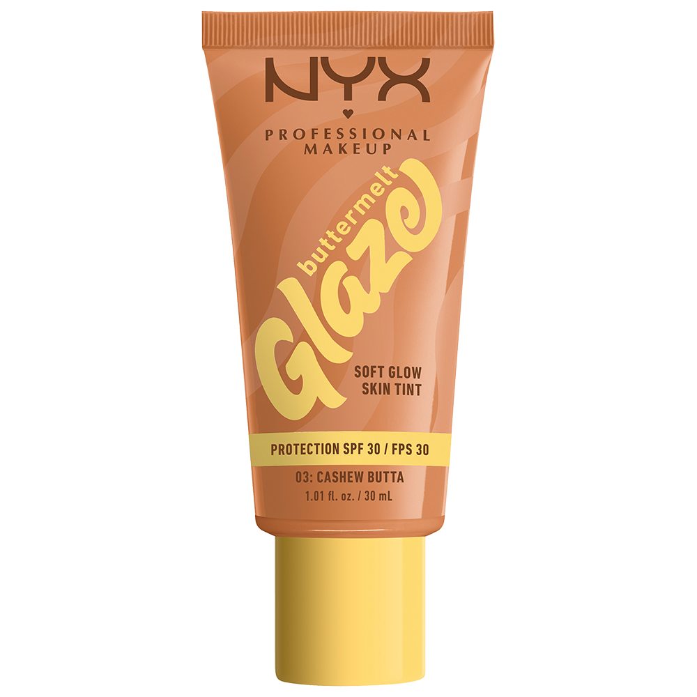 Bild: NYX Professional Make-up Buttermelt Glaze Foundation LSF 30 Cashew Butta