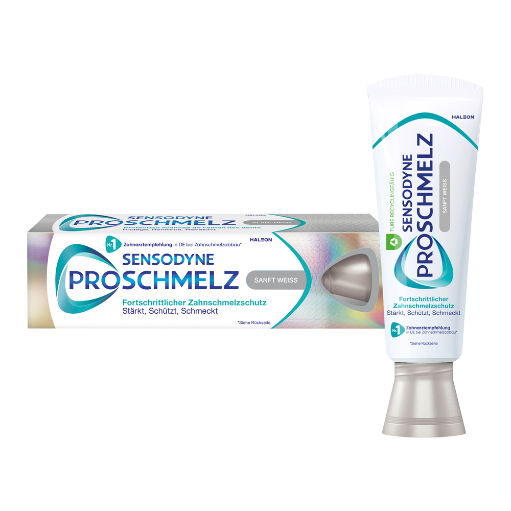 Bild: SENSODYNE Proschmerz Zahnpasta Sanft Weiß 