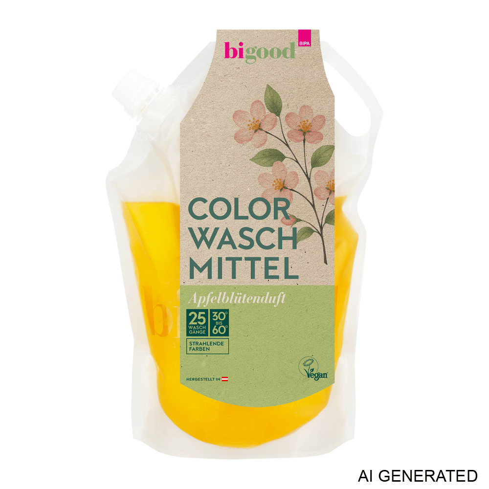 Bild: bi good Color Waschmittel Apfelblütenduft