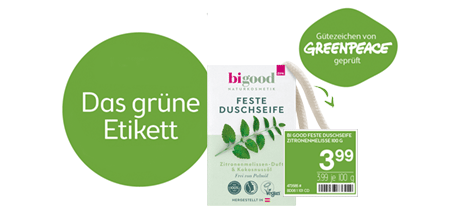 gruenes Etikett