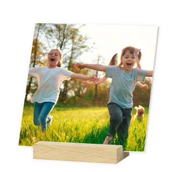 Fotos im Holzaufsteller