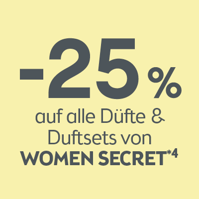 -25& auf alle Düfte und Duftsets von Woman Secret
