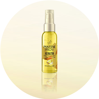 Pantene Pro-V Keratin Repair Oil 100 ml – nährendes Haaröl mit Pumpspender für geschädigtes, trockenes Haar.