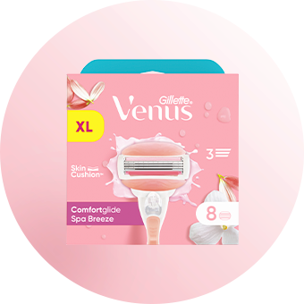 Venus Ersatzklingen – hautfreundliche Klingen für Venus Rasierer, ideal für empfindliche Frauenhaut.