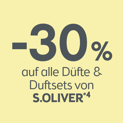 -30% auf alle Düfte & Duftsets von S.Oliver