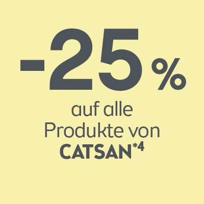 -25% auf alle Produkte von Catsan