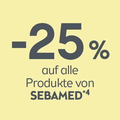 -25% auf alle Produkte von Sebamed