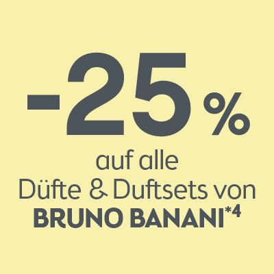 -25% auf alle Produkte von Bruno Banani