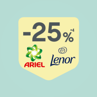 -25% auf Ariel & Lenor