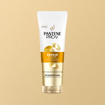 Pantene Pro-V Repair & Protect Spülung 250 ml – weiß-goldenes Design, intensive Pflege für strapaziertes Haar.