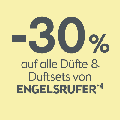 -30 % auf alle ENGELSRUFER Düfte & Duftsets – Parfum-Angebot mit spirituellem Flair jetzt entdecken.