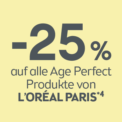 -25% auf alle Age Perfect Produkte von L'Oréal Paris