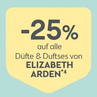 -25% auf alle Düfte und Duftsets von Elizabeth Arden