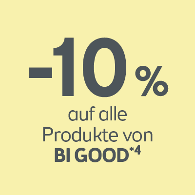 -10% auf alle Produkte von bi good