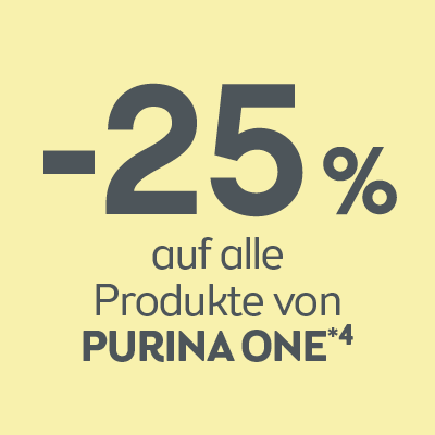 -25% auf alle Produkte von Purina One