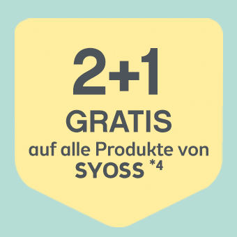 2+1 auf alle Produkte von Syoss