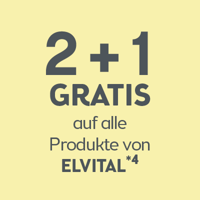 2+1 auf alle Produkte von Elvital
