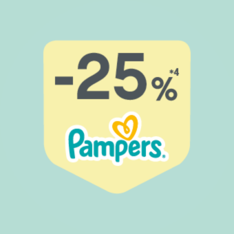 -25% auf Pampers