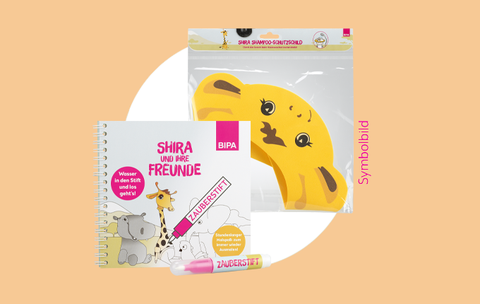 Shira & Freunde Zauberstift-Set mit Shampoo-Schutzschild – kinderfreundliche Pflegeprodukte bei BIPA.