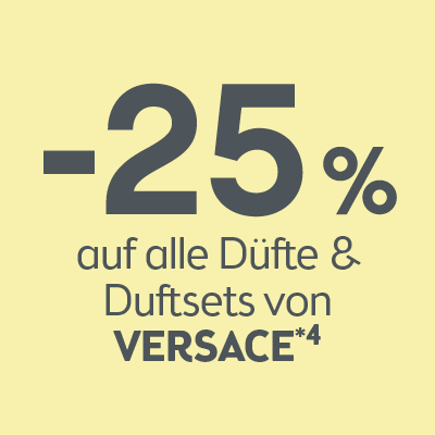 -25% auf alle Düfte & Duftsets von Versace