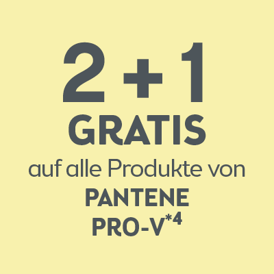 2+1 auf alle Produkte von Pantene Pro-V