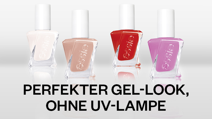 Essie Nagellack im Gel-Look ohne UV-Lampe – Beauty Weeks Aktion bei BIPA mit rotem & klarem Lack.