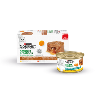 Purina Gourmet Katzenfutter Sorte Gourmet Nature – Premium-Nassfutter für Katzen